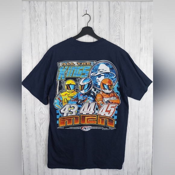 Vintage NASCar The King Richard Petty Racing Double Sided 2001 Cygnus Size L - Picture 7 of 10